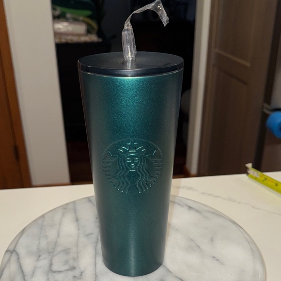 Starbucks Teal Pearl Stainless Steel Tumbler - Picture 1 of 7